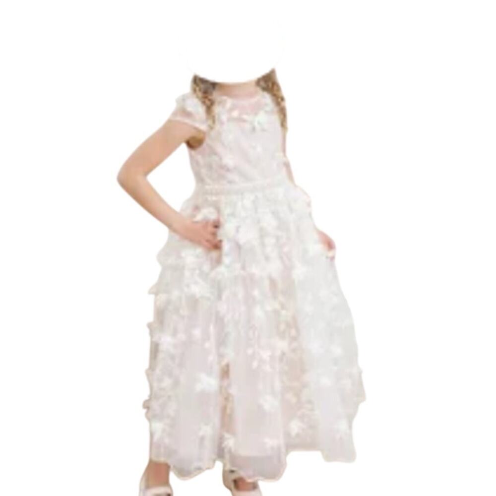 Chantilly Place  girls' formal dress in Ivory size 6